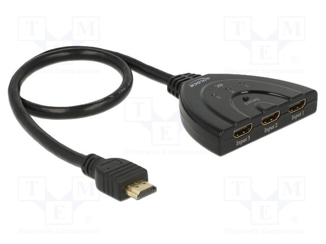 Switch; High Speed; 3D,4K,HDCP,HDCP 1.4,HDCP 2.2,HDR,UHD 2160p