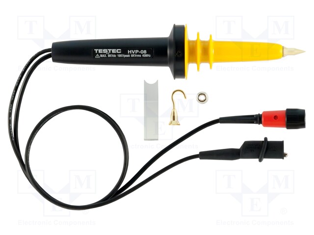 Oscilloscope probe; Band: ≤40MHz; 2m; In.imp: 100MΩ/3pF; 8kV