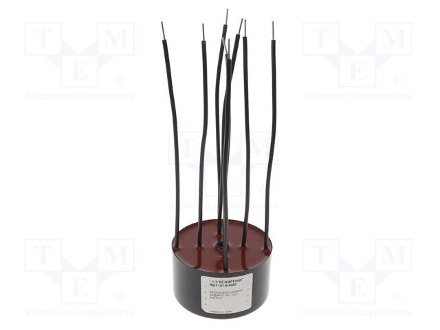 Inductor: wire with current compensation; THT; 6mH; 6A; 45.1mΩ