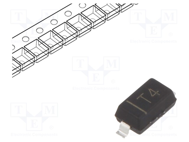 Diode: switching; SMD; 100V; 150mA; 4ns; SOD123F; Ufmax: 1.25V; 400mW