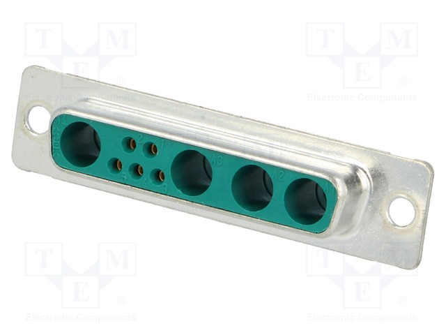 Special D-Sub; PIN: 9(4+5); plug; female; w/o special terminals