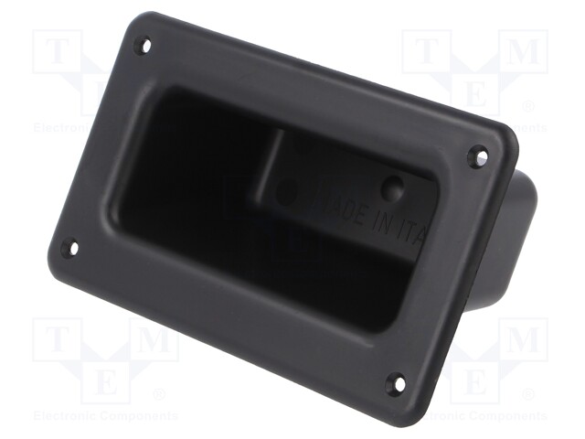 Handle; Mat: ABS; black; H: 58mm; L: 79mm; W: 131mm