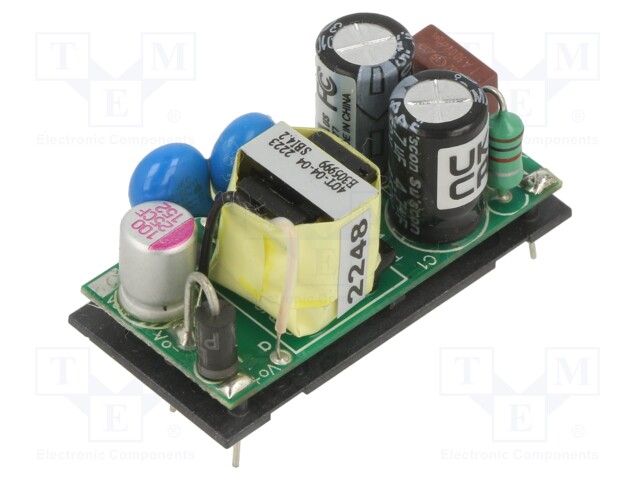 Converter: AC/DC; 4W; 85÷305VAC; 120÷431VDC; Iout: 266mA; 81%; PCB