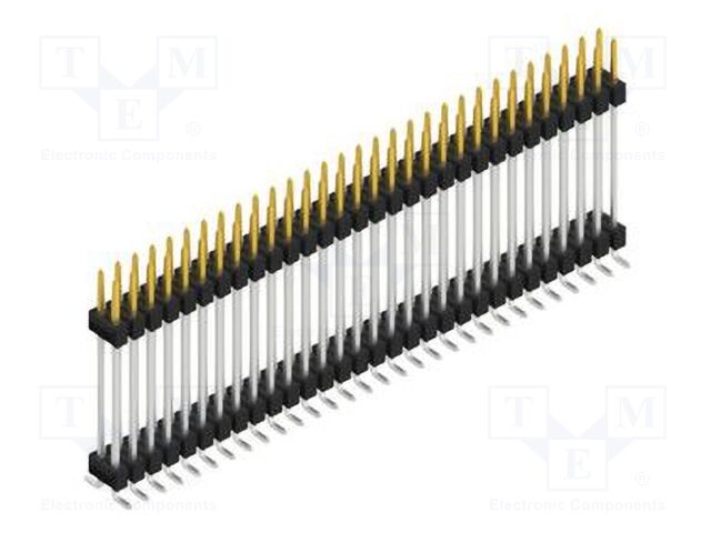Connector: pin strips; pin header; male; PIN: 60; 2.54mm; SMT; 2x30