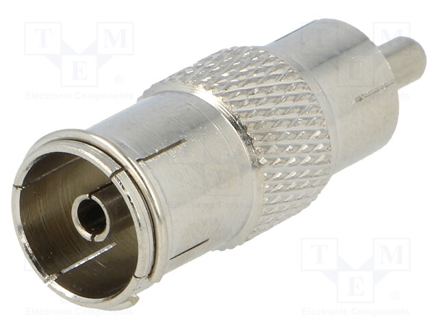 Adapter;RCA plug,coaxial 9.5mm socket
