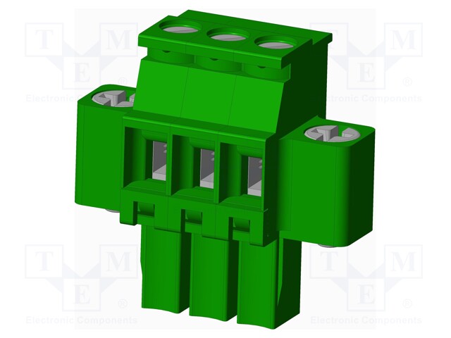 Connector: pluggable terminal block; plug; female; angled 90°