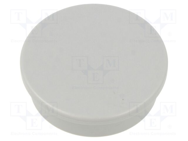 Magnet: permanent; neodymium; H: 8.5mm; 14N; Ø: 25mm; Colour: grey