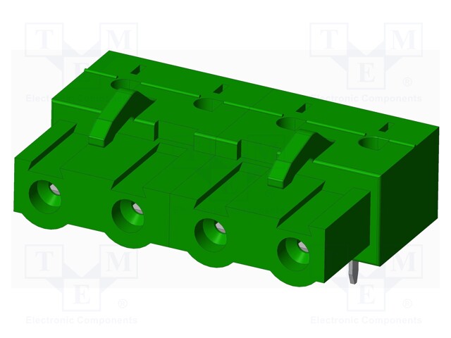 Connector: pluggable terminal block; socket; female; angled 90°