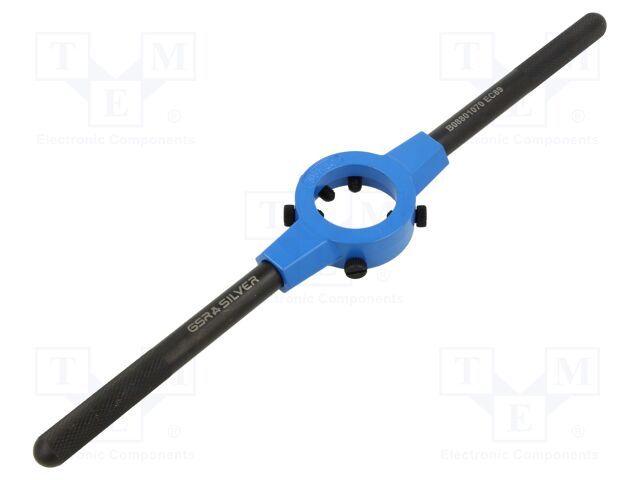 Diestock; Grip capac: MF12-MF14; L: 310mm; Thk: 10mm; zinc alloy