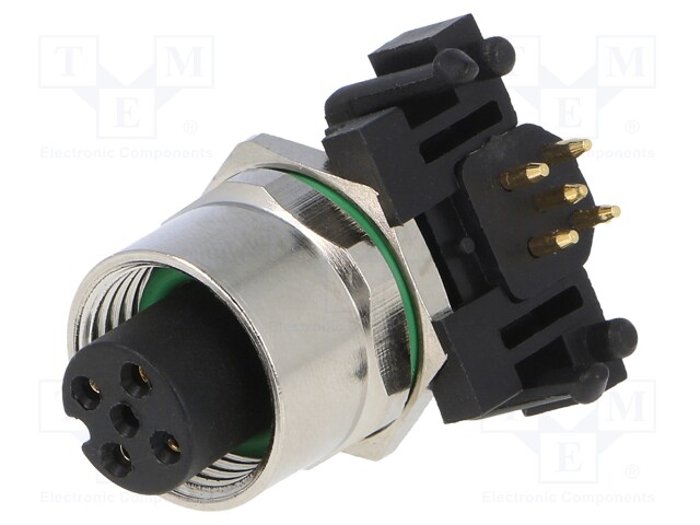 Socket; M12; PIN: 5; female; A code-DeviceNet / CANopen; THT; 60V