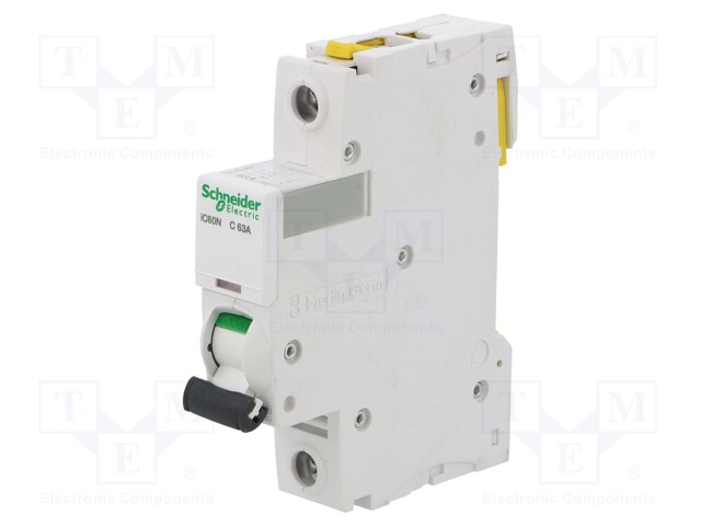Circuit breaker; 230VAC; Inom: 0.5A; Poles: 1; DIN; Charact: C; 6kA