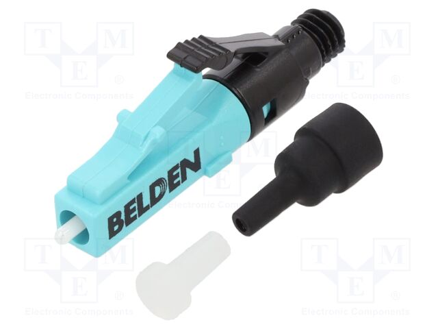 Connector: fiber optic; plug; LC