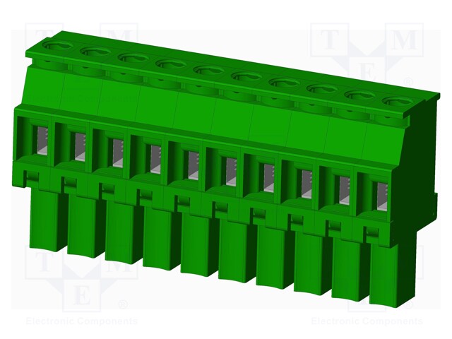Connector: pluggable terminal block; plug; female; angled 90°