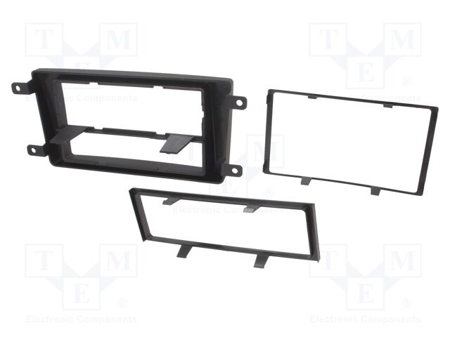 Radio mounting frame; Mazda; 2 DIN; black