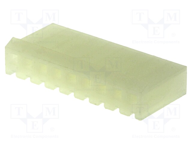 Plug; wire-board; female; 3.96mm; PIN: 9; w/o contacts; for cable