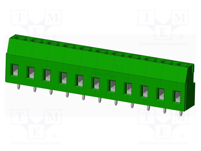 Connector: PCB terminal block; terminal; Plating: tinned; on PCBs
