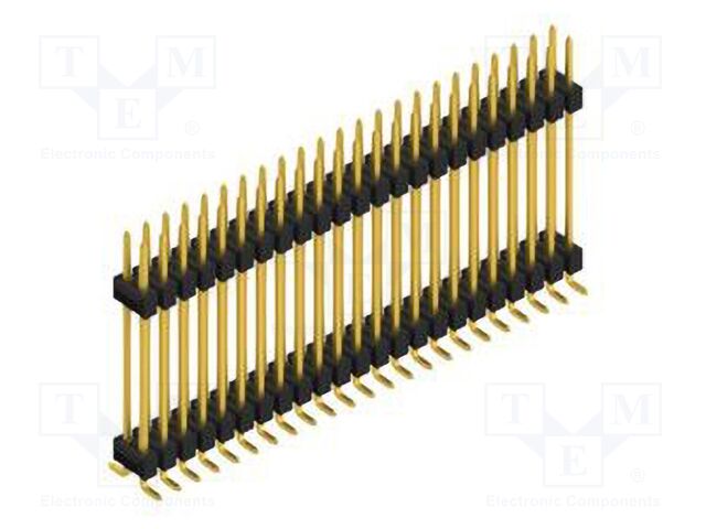 Connector: pin strips; pin header; male; PIN: 46; 2.54mm; SMT; 2x23