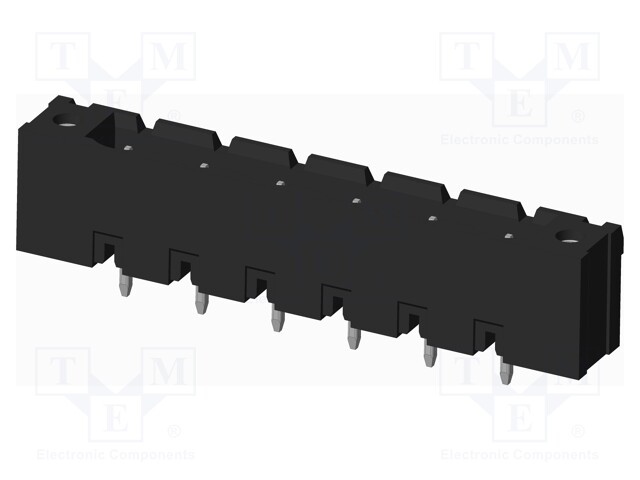 Connector: pluggable terminal block; socket; male; on PCBs