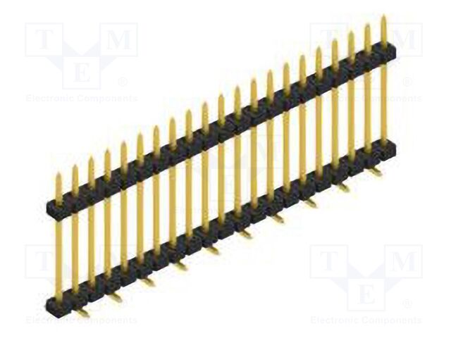 Connector: pin strips; pin header; male; PIN: 21; 2mm; SMT; 1x21