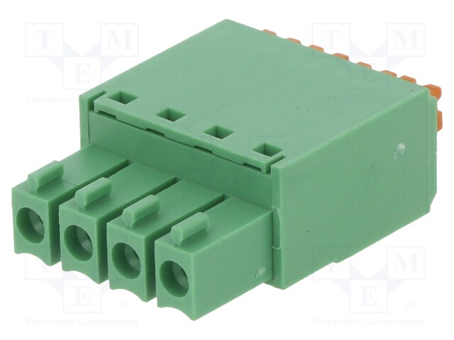 Pluggable terminal block; 3.5mm; ways: 4; straight; plug; female
