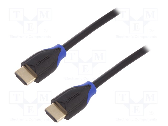 Cable; HDMI 2.0; HDMI plug,both sides; 2m