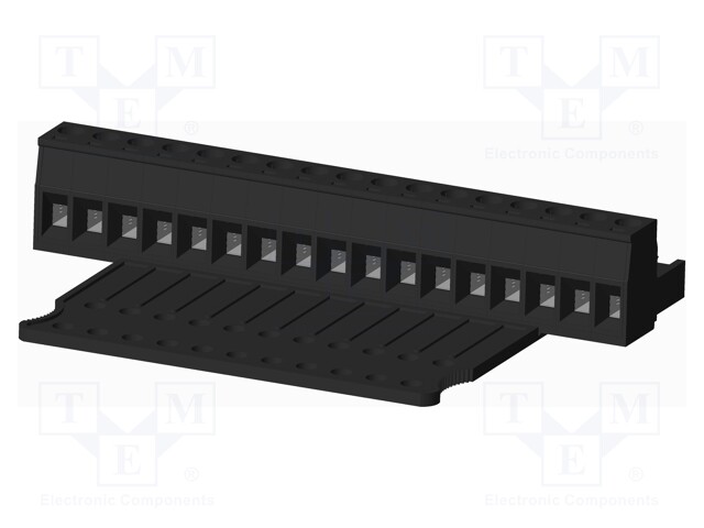Connector: pluggable terminal block; plug; female; straight; 5mm