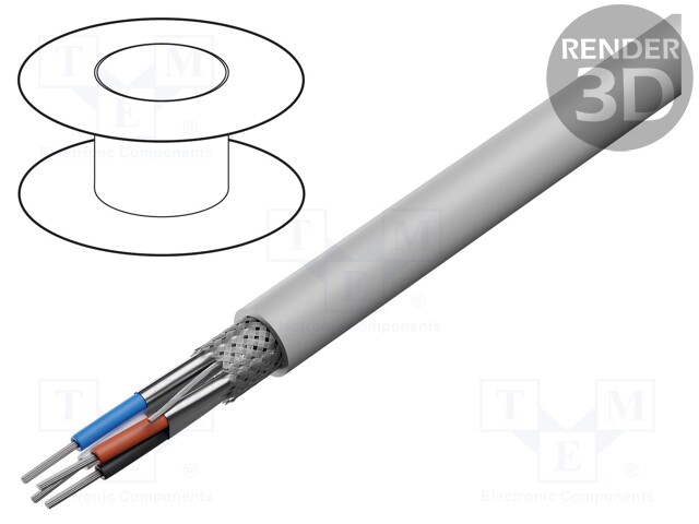 Wire; DeviceBus,DeviceNet; 1x2x18AWG+1x2x20AWG; stranded; Cu