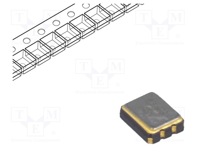 Resonator: quartz; 26MHz; 15pF; SMD; Body dim: 3.2x2.5x1.1mm; 10ms