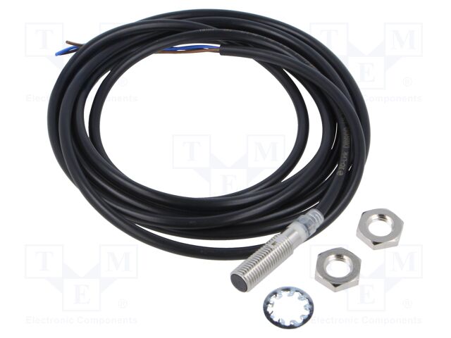 Sensor: inductive; Output conf: PNP / NO; 0÷2mm; 10÷30VDC; M8; IP67