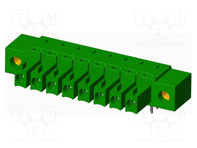 Connector: pluggable terminal block; socket; female; angled 90°