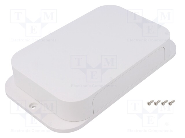 Enclosure: with panel; with fixing lugs; PFF; X: 120mm; Y: 205mm