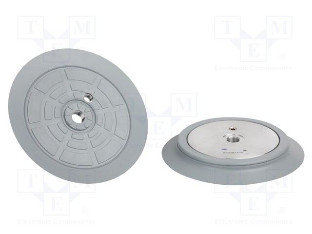 Suction cup; Nitrile rubber NBR; 210mm; Mounting: G1/2-IG; 800g