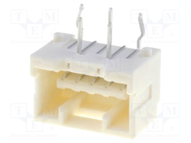 Socket; wire-board; male; CLIK-Mate; 1.5mm; PIN: 5; THT; PCB snap; 2A