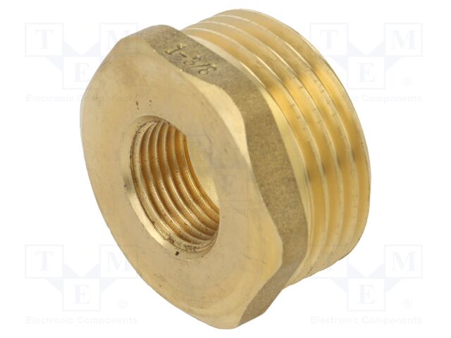Male-female,reductive; max.6bar@<90°C,max.16bar@10°C÷30°C