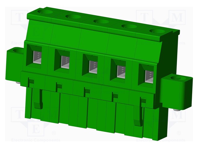 Connector: pluggable terminal block; plug; female; angled 90°