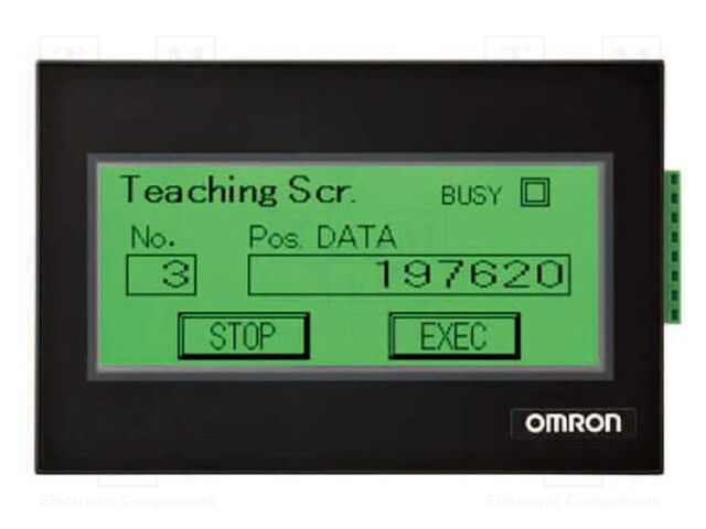HMI panel; 3.8"; 5VDC; Resolution: 240x96; Series: NV; IP67; RS232