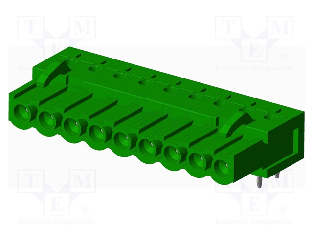 Connector: pluggable terminal block; socket; female; angled 90°