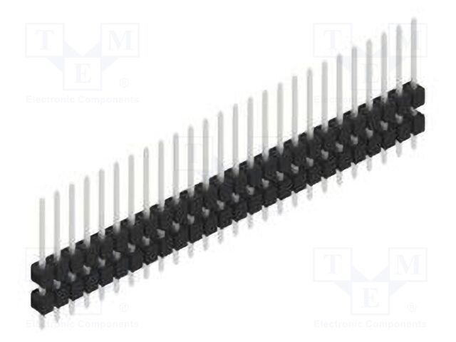 Connector: pin strips; pin header; male; PIN: 26; 2.54mm; THT; 1x26