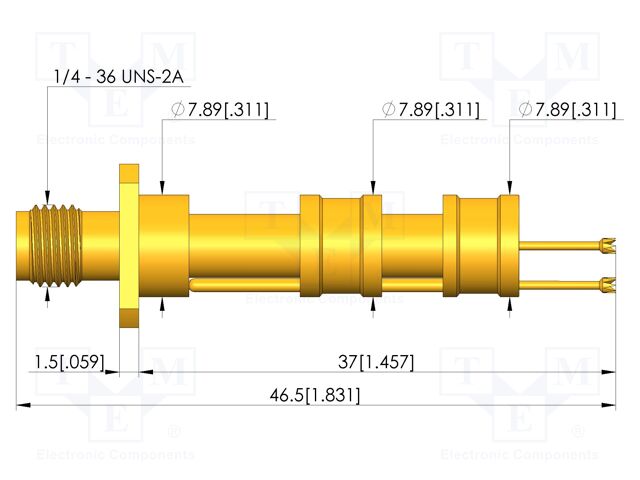 Test needle
