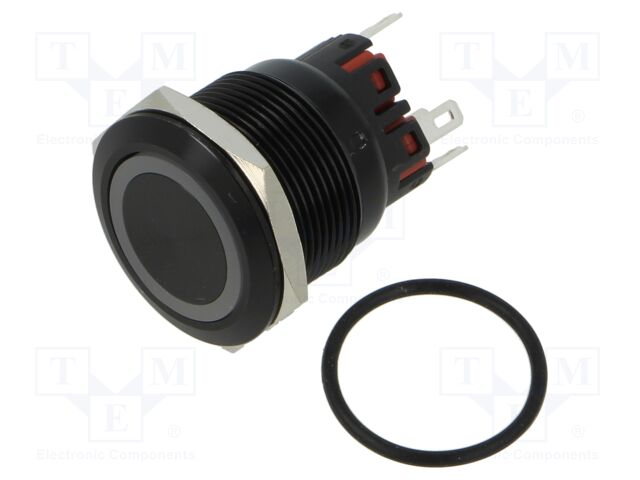 Switch: vandal resistant; Pos: 2; SPDT; 5A/250VAC; IP65; ON-(ON)