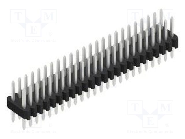 Connector: pin strips; pin header; male; PIN: 48; 1.27mm; THT; 2x24
