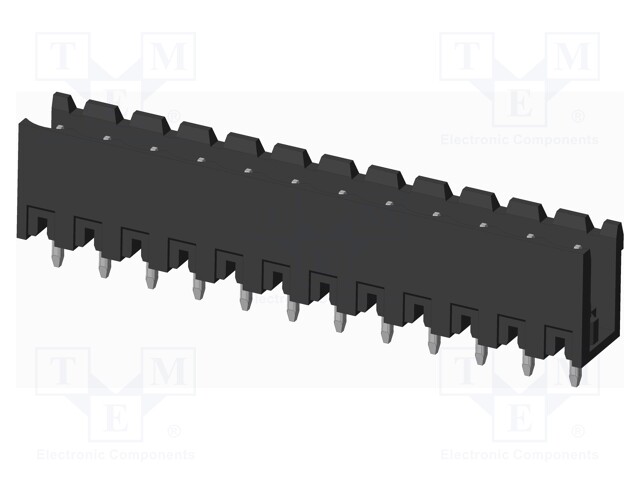 Connector: pluggable terminal block; socket; male; on PCBs