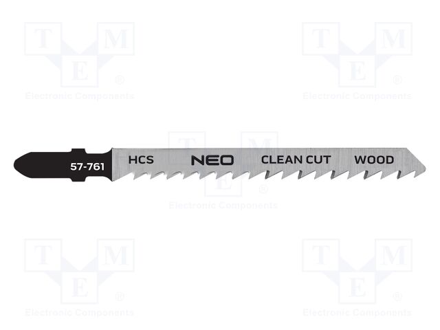 Hacksaw blade-set; wood,jigsaw; 6teeth/inch; 100mm; 2pcs.