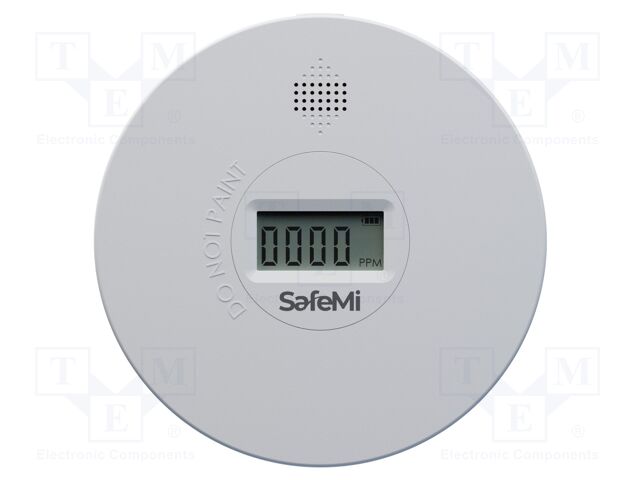 Meter: CO and smoke detector; Kind of sensor: electrochemical