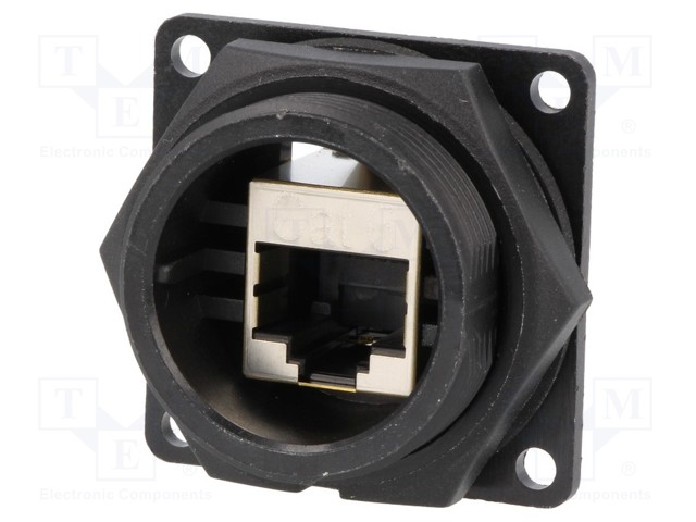 Coupler; RJ45; DC; PIN: 8; Cat: 6; shielded; Layout: 8p8c; IP67,IP68