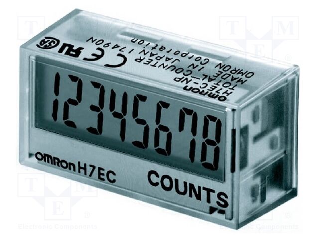 Counter: electronical; LCD; pulses; 99999999; fIN1 count max: 30Hz