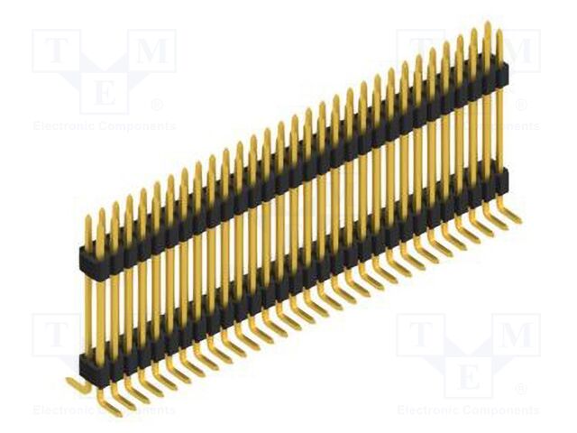 Connector: pin strips; pin header; male; PIN: 60; 1.27mm; SMT; 2x30