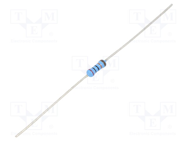 Resistor: thin film; THT; 200kΩ; 600mW; ±5%; Ø2.5x6.5mm; 50ppm/°C
