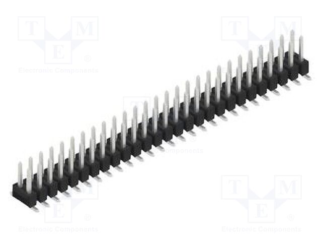 Connector: pin strips; pin header; male; PIN: 54; 2.54mm; SMT; 2x27