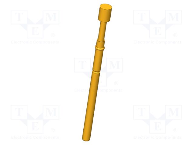 Test needle; Operational spring compression: 4mm; 5A; Ø: 2.5mm